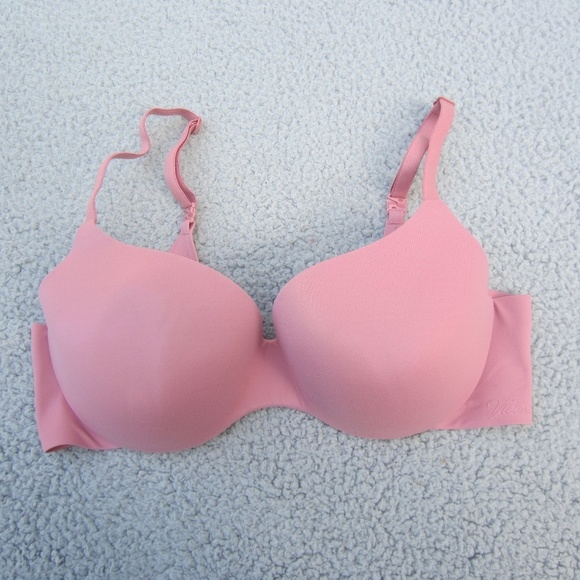 Victoria's Secret Bra size 34D/D75 Pink Underwired adjustable Straps stretchy - Picture 1 of 15
